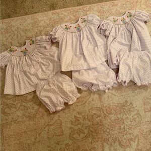 Heart Embroidered Kids Matching Sets